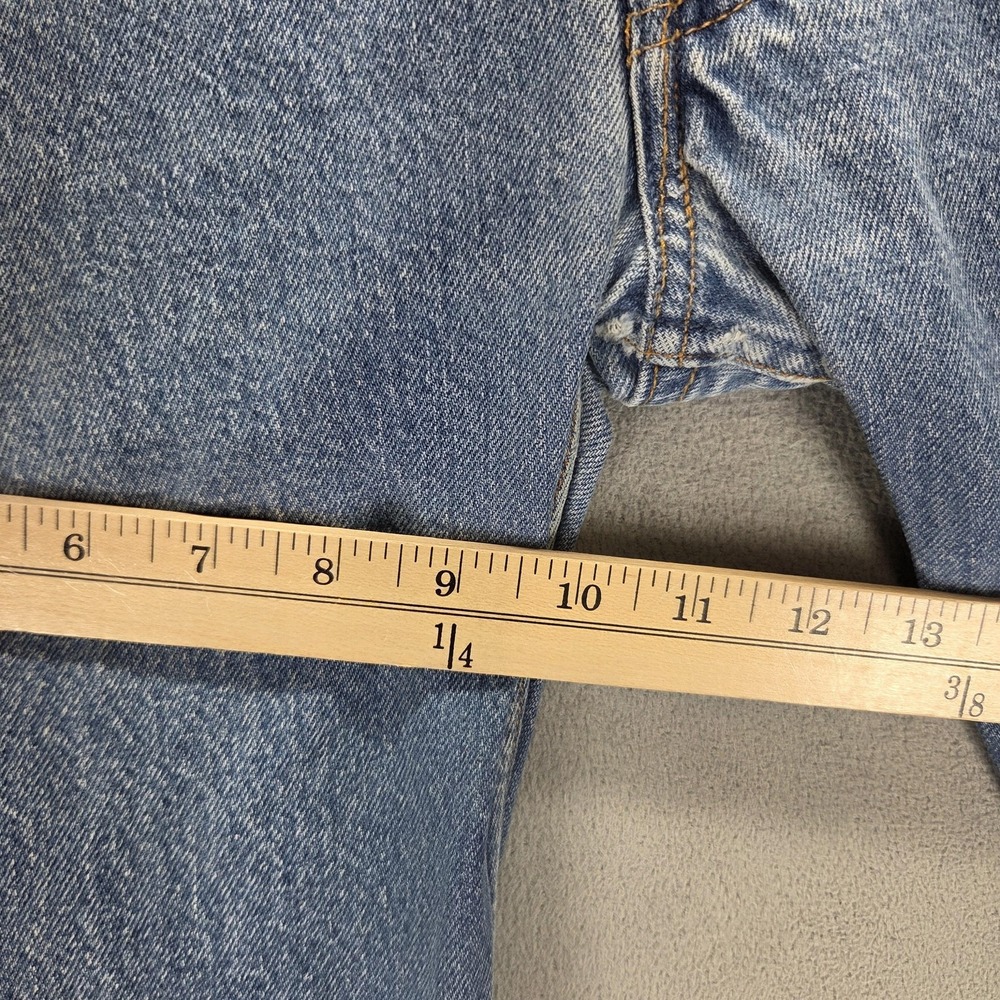 Vintage Levis 501 Jeans Mens Blue Straight Button Fly Made In USA Fits 30x26 - Picture 6 of 16